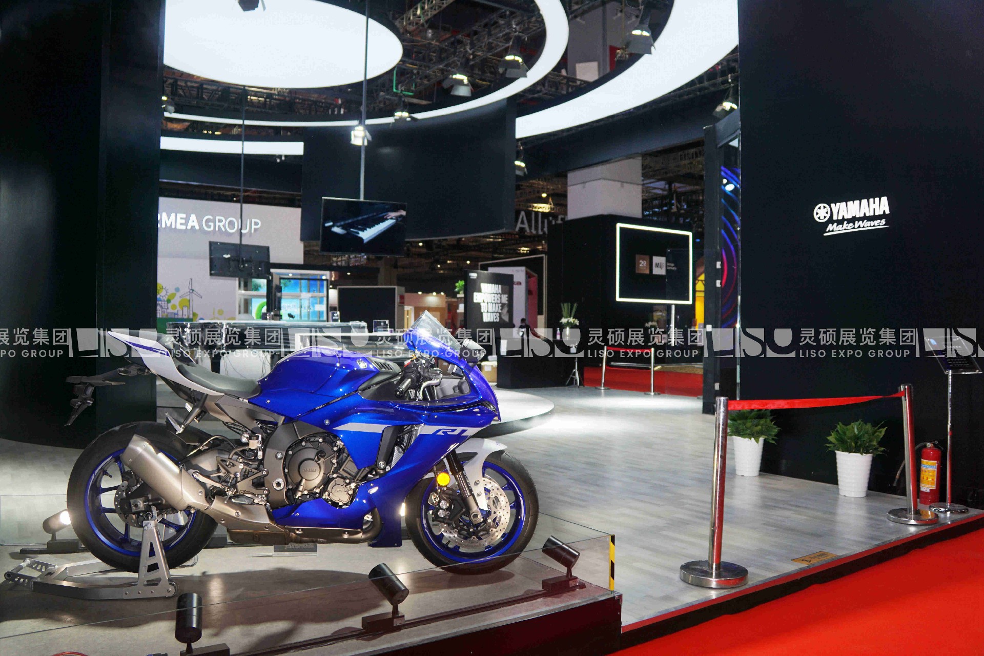 雅馬哈-上海展會展臺設計搭建案例