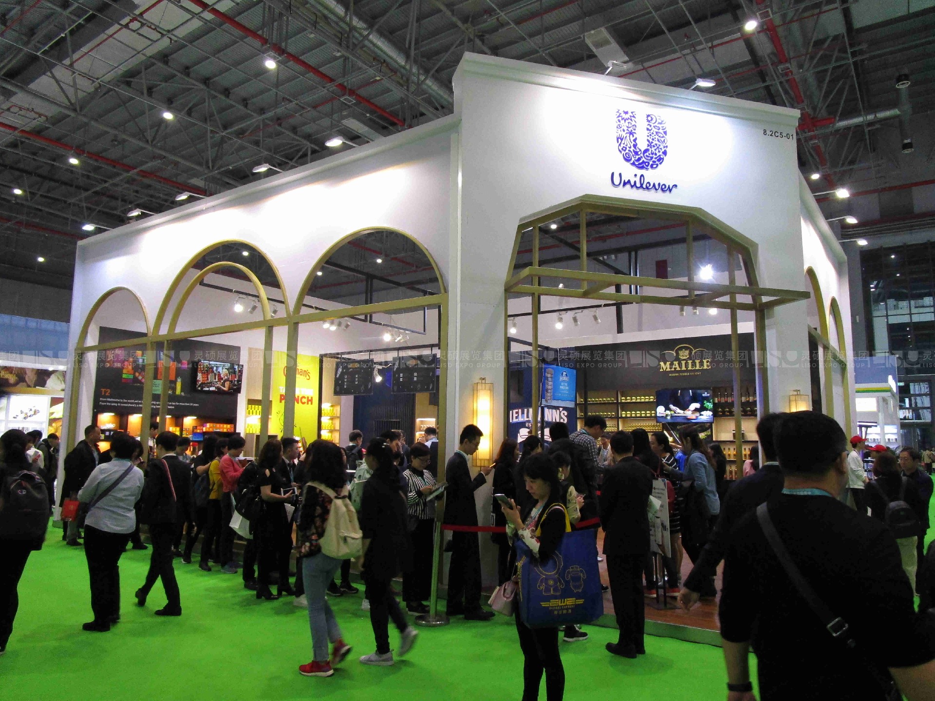 上海展臺設(shè)計搭建案例（聯(lián)合利華）