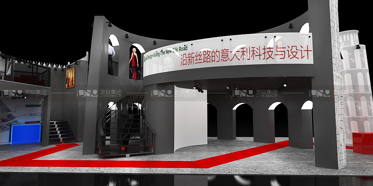 意大利國家館-2019年上海展會展臺設(shè)計案例