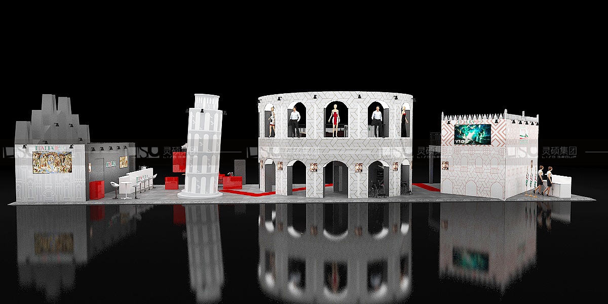 意大利國家館-2019年上海展會展臺設(shè)計案例