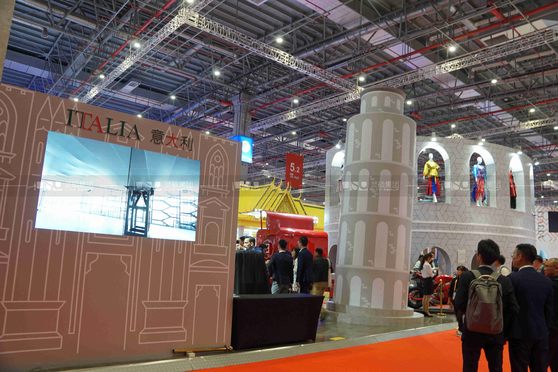 意大利國家館-2019年上海展會展臺設(shè)計案例