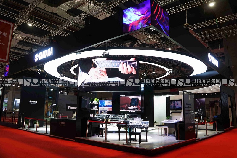 雅馬哈上海展會(huì)展臺(tái)設(shè)計(jì)