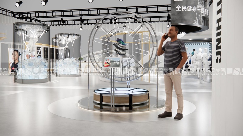 阿迪達(dá)斯adidas上海展會展臺設(shè)計案例