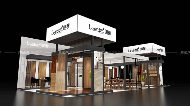 江蘇晟宇地板酒店用品展展臺設(shè)計搭建案例