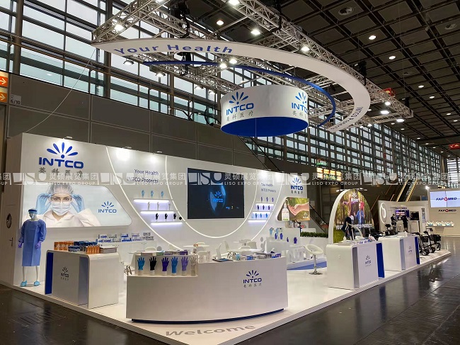 英科醫(yī)療德國MEDICA醫(yī)療展展覽展臺設計搭建案例