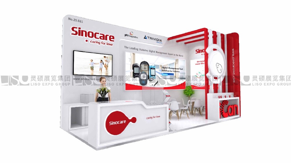 國外展臺設(shè)計(jì)搭建-三諾