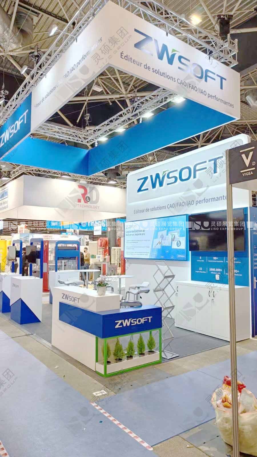 法國工業(yè)展展臺(tái)設(shè)計(jì)搭建-中望