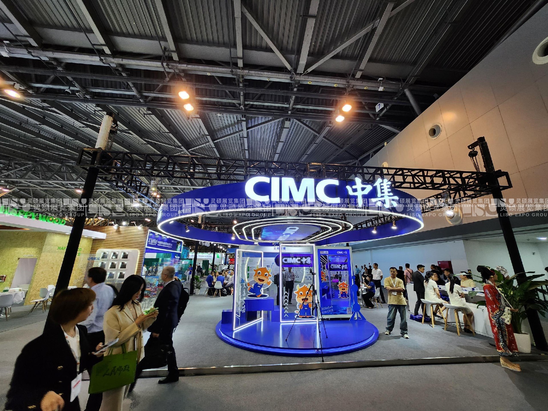 集裝箱展展臺(tái)設(shè)計(jì)搭建案例-中集