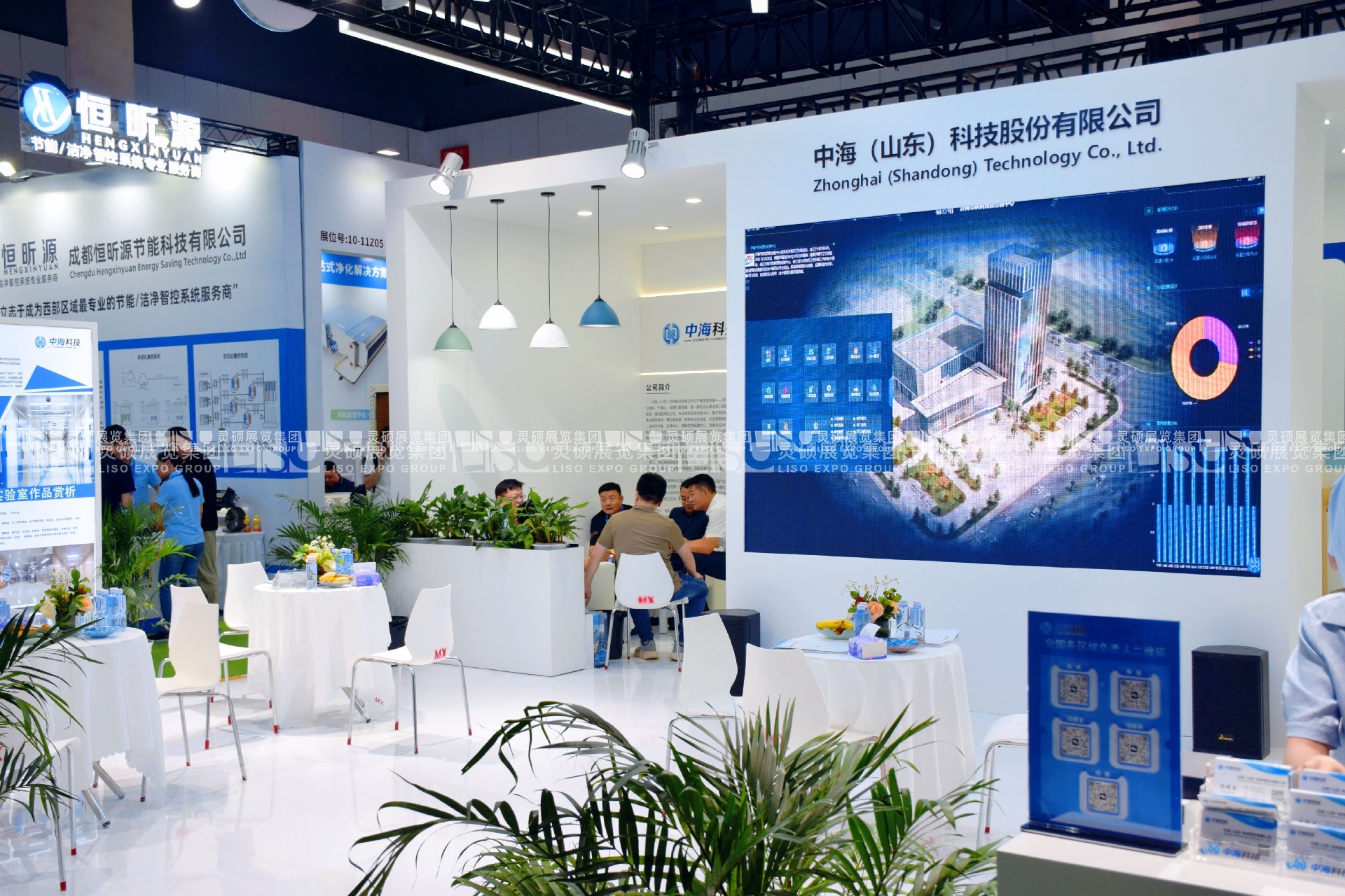 醫(yī)院建設(shè)大會展臺設(shè)計搭建案例-中?？萍? title=