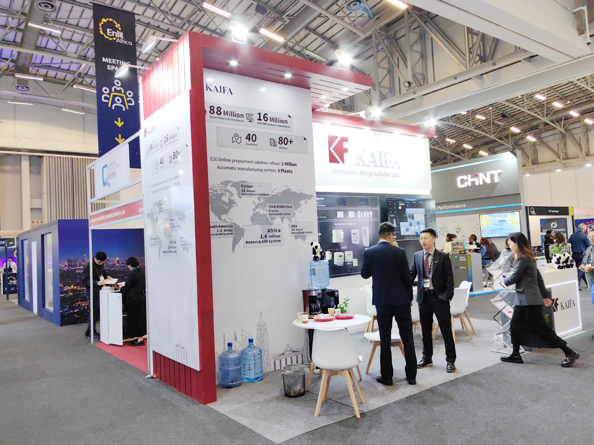 Enlit Africa南非電力展展臺設計搭建案例-長城開發(fā)