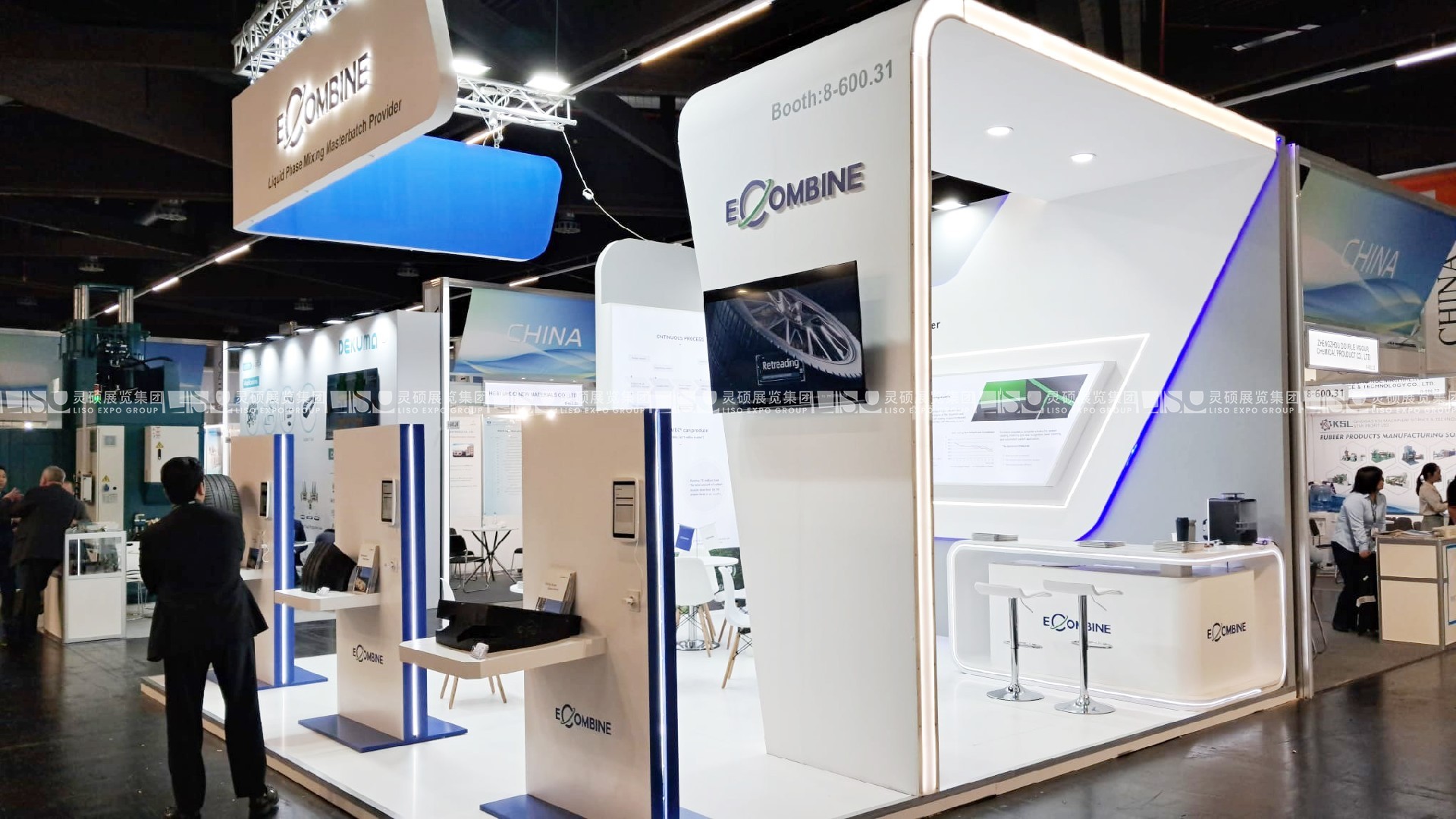 DKT德國(guó)橡膠展展臺(tái)搭建案例-益凱