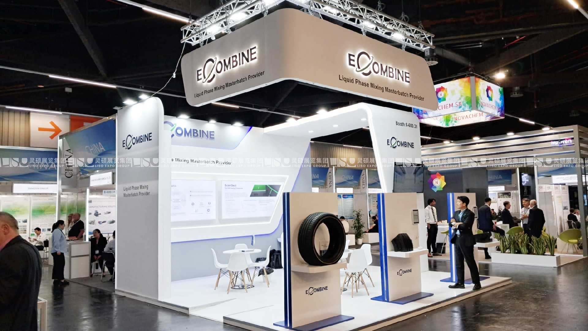 DKT德國(guó)橡膠展展臺(tái)搭建案例-益凱