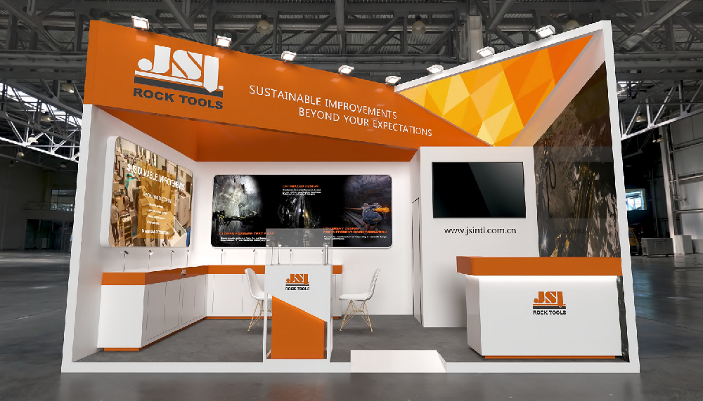 巴西貝洛礦業(yè)及礦山機(jī)械展覽會展臺搭建案例-捷盛