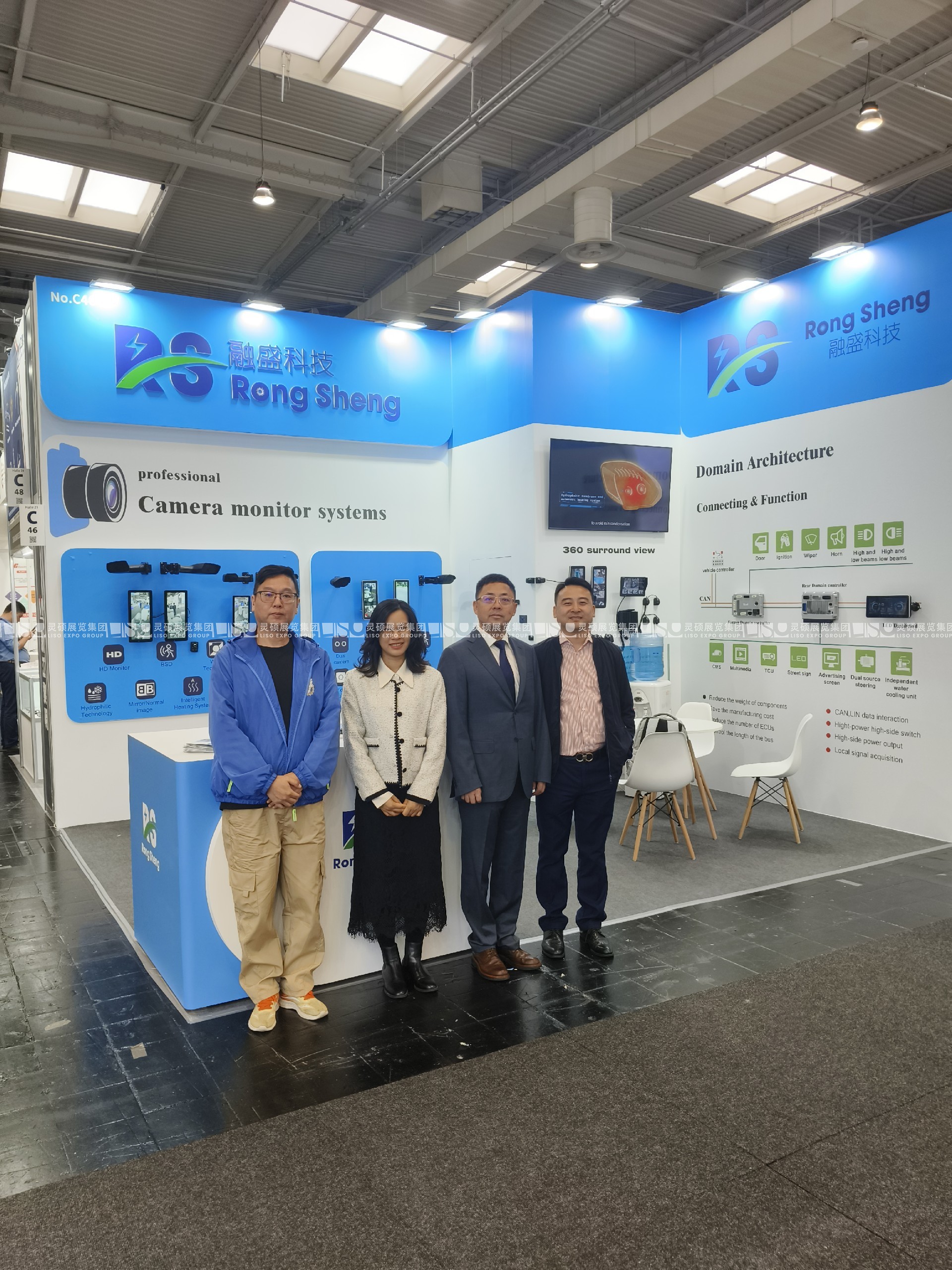 德國漢諾威車展展臺設(shè)計搭建案例-融盛科技