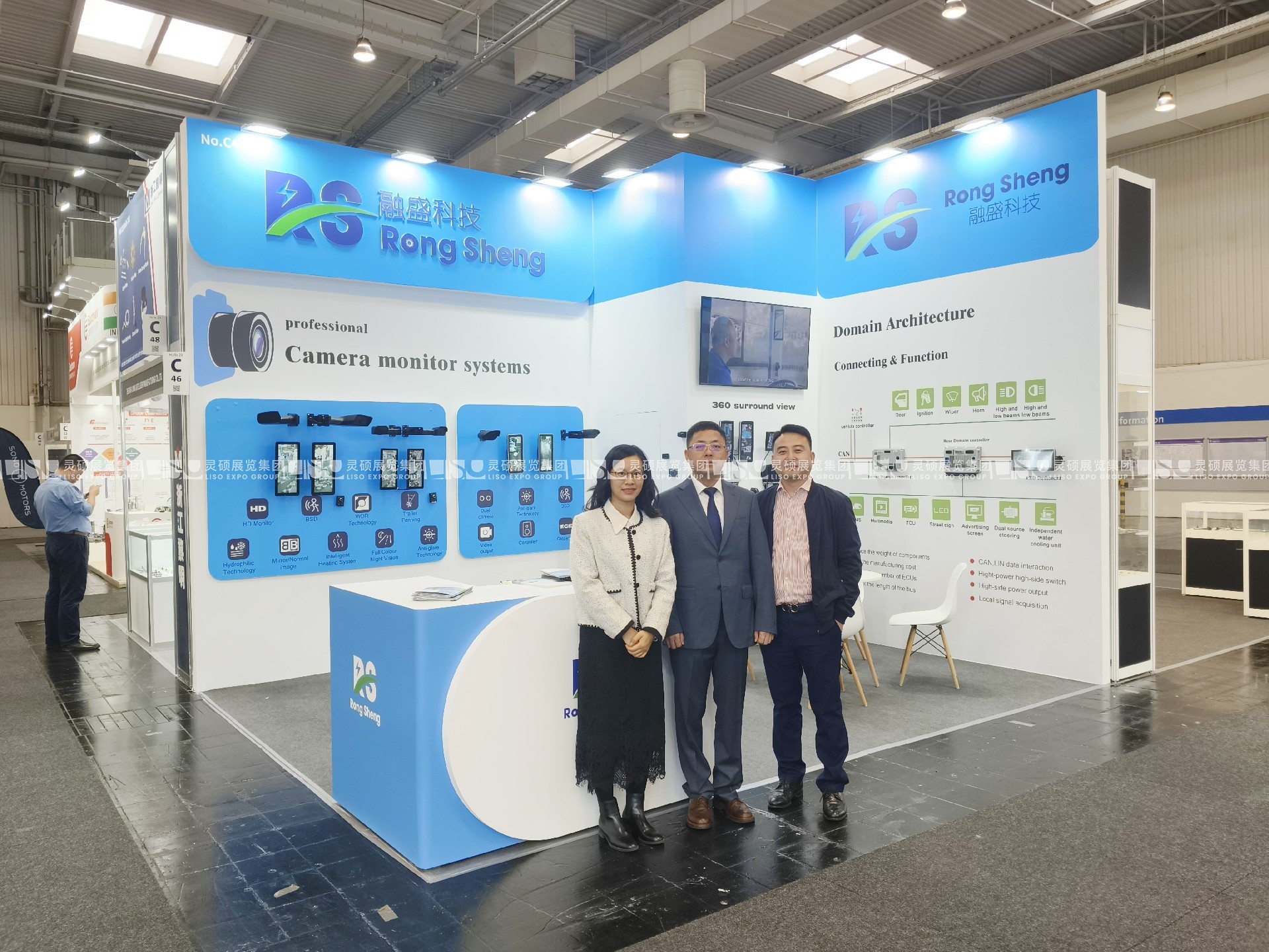 德國漢諾威車展展臺設(shè)計搭建案例-融盛科技