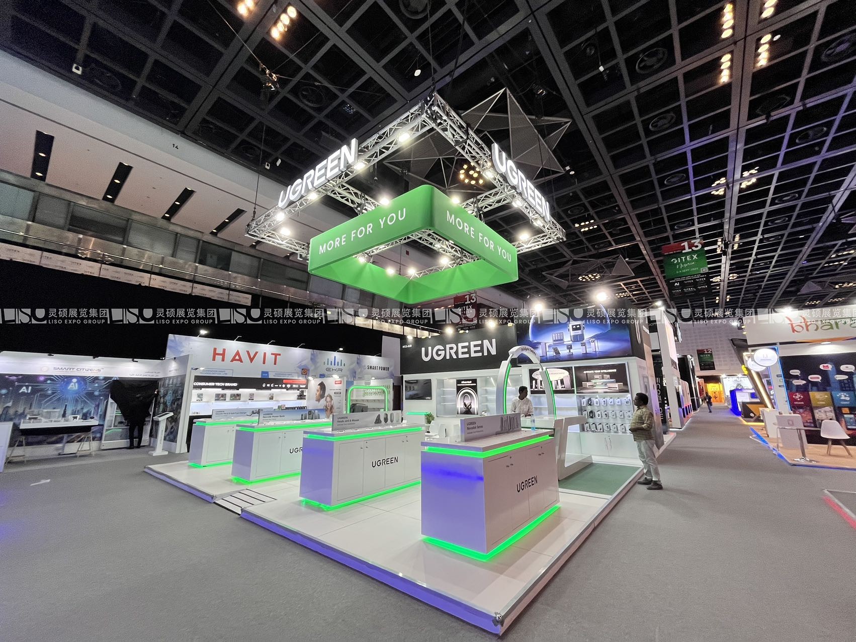 迪拜展臺設計搭建（消費電子及通訊展）