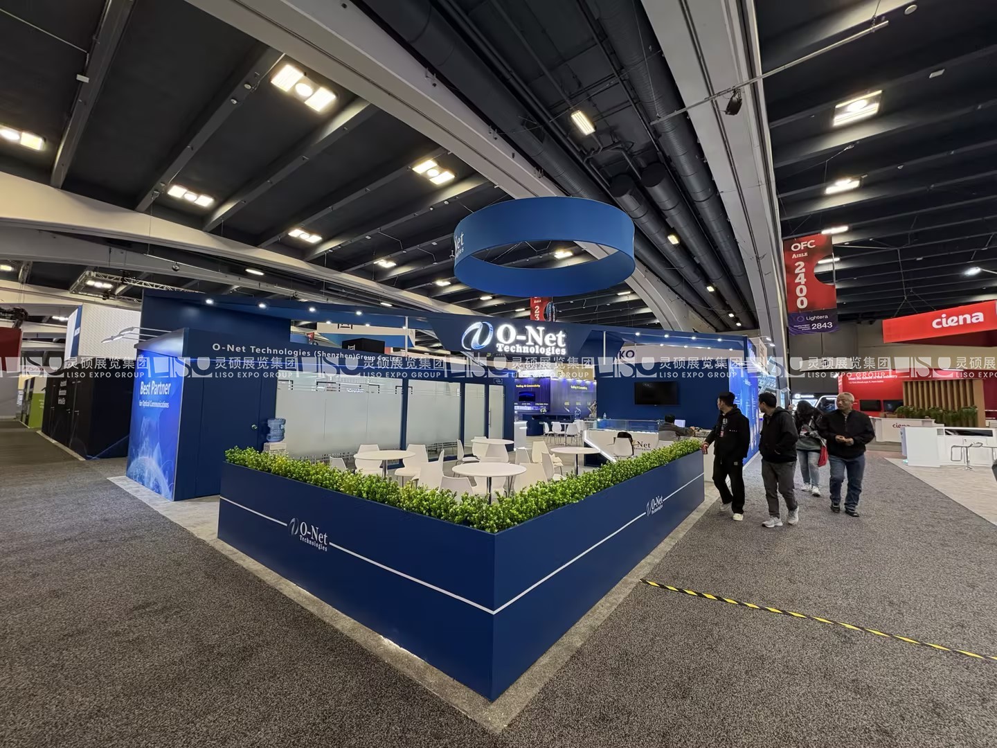 美國展臺設(shè)計(jì)搭建（光纖通訊展）