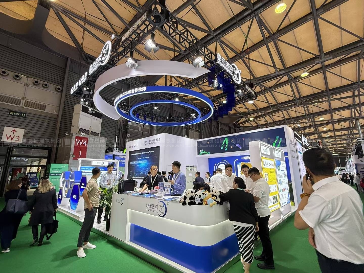 上海展臺設(shè)計搭建（世界制藥原料展）