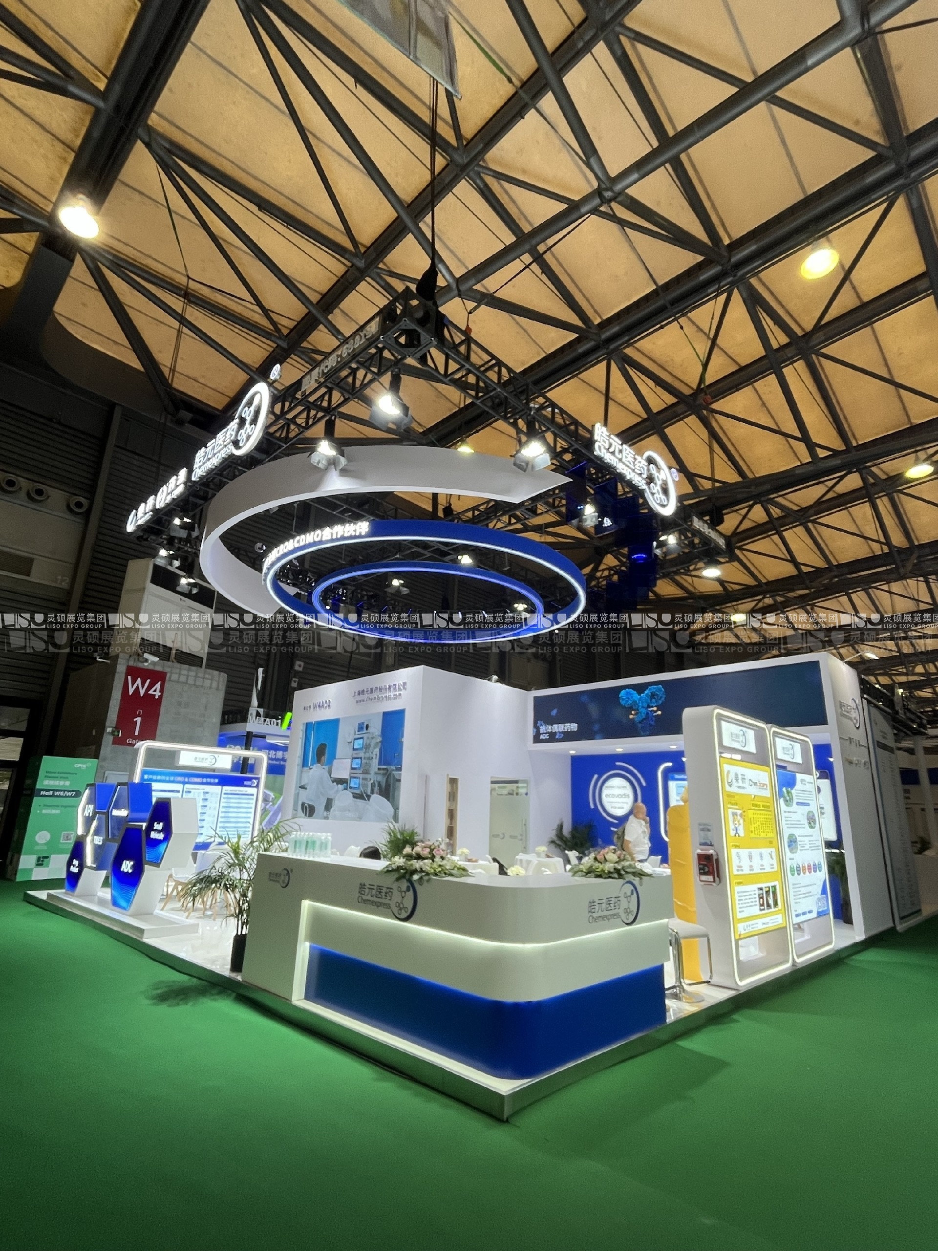 上海展臺(tái)設(shè)計(jì)搭建（世界制藥原料展）