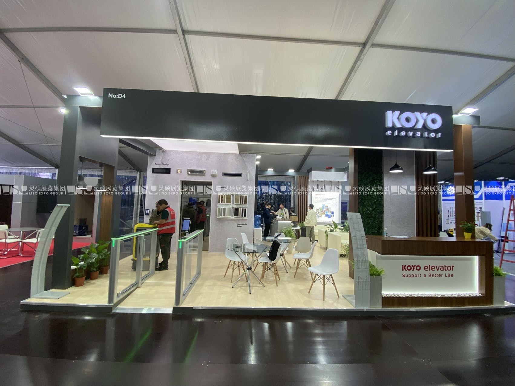 俄羅斯展臺設(shè)計(jì)搭建（電梯展VDNH）