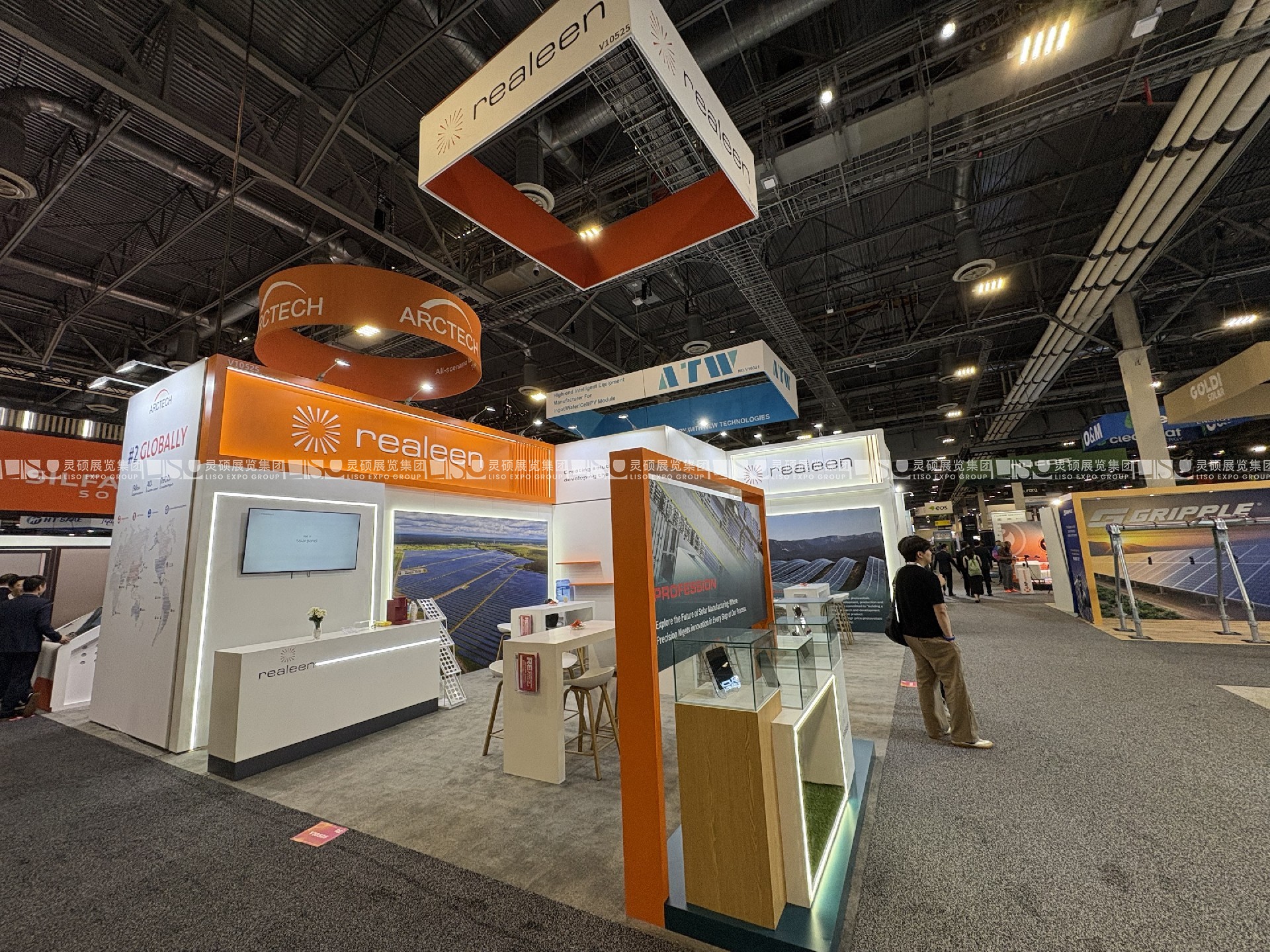 美國展臺設(shè)計(jì)搭建（太陽能展）